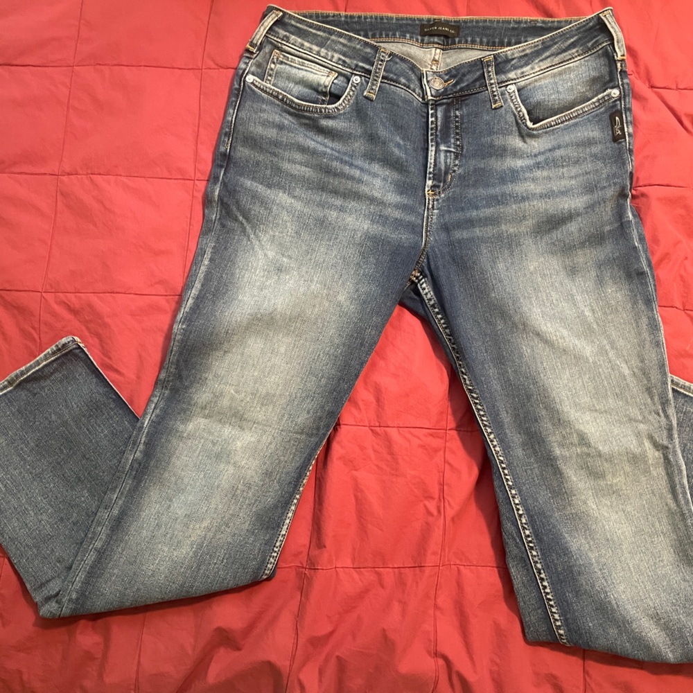 Silver Womens Jeans